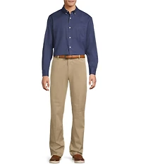 Roundtree & Yorke TravelSmart Classic Fit Easy Care Solid Twill Sport Shirt