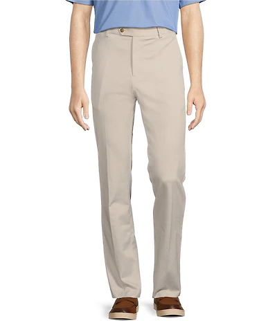 Roundtree & Yorke TravelSmart Ultimate Performance Slim Fit Flat Front Non-Iron Chino Pants