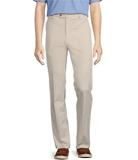Roundtree & Yorke TravelSmart Ultimate Performance Slim Fit Flat Front Non-Iron Chino Pants