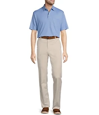 Roundtree & Yorke TravelSmart Ultimate Performance Slim Fit Flat Front Non-Iron Chino Pants