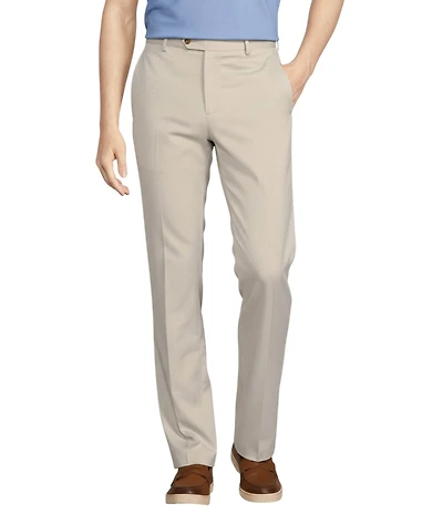 Roundtree & Yorke TravelSmart Ultimate Performance Slim Fit Flat Front Non-Iron Chino Pants