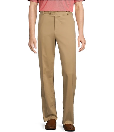 Roundtree & Yorke TravelSmart CoreComfort Big & Tall Non-Iron Flat-Front Classic Fit Chino Pants