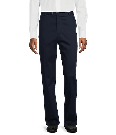 Roundtree & Yorke TravelSmart Ultimate Performance Classic Fit Flat Front Non-Iron Chino Pants