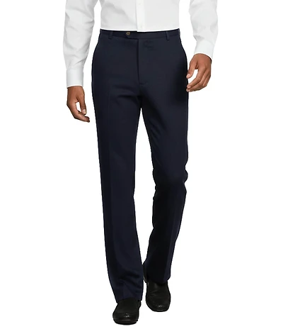 Roundtree & Yorke TravelSmart Ultimate Performance Classic Fit Flat Front Non-Iron Chino Pants