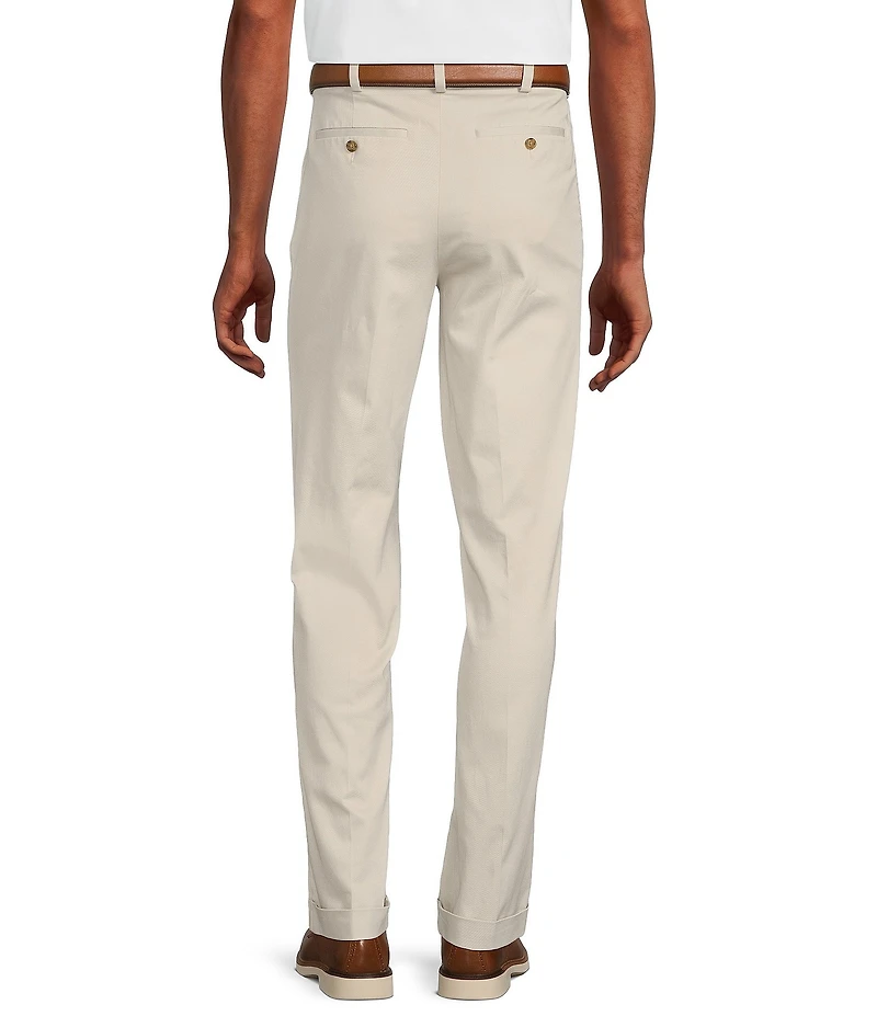 Roundtree & Yorke TravelSmart Ultimate Performance Classic Fit Pleated Non-Iron Chino Pants