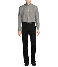 Roundtree & Yorke TravelSmart Ultimate Performance Classic Straight Fit Flat Front Non-Iron Chino Pants
