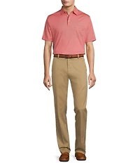 Roundtree & Yorke TravelSmart Ultimate Performance Classic Straight Fit Flat Front Non-Iron Chino Pants
