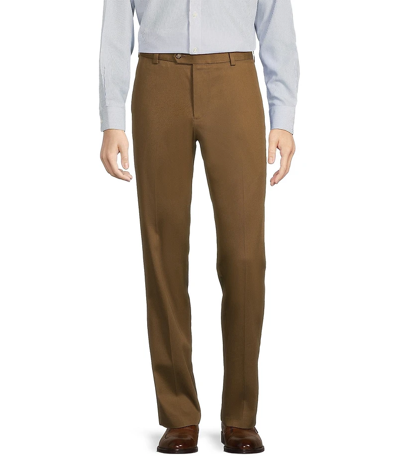 Roundtree & Yorke TravelSmart Ultimate Performance Classic Straight Fit Flat Front Non-Iron Chino Pants