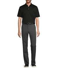 Roundtree & Yorke TravelSmart Ultimate Performance Classic Straight Fit Flat Front Non-Iron Chino Pants
