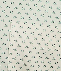 Roundtree & Yorke TravelSmart Easy Care Button Down Collar Short Sleeve Poplin Leaf Print Sport Shirt