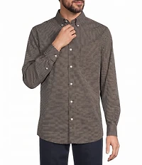 Roundtree & Yorke TravelSmart Easy Care Geometric Circle Print Sport Shirt