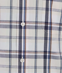 Roundtree & Yorke TravelSmart Easy Care Large Plaid Sport Shirt