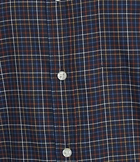 Roundtree & Yorke TravelSmart Easy Care Herringbone Small Check Sport Shirt