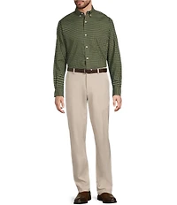 Roundtree & Yorke TravelSmart Easy Care Herringbone Windowpane Sport Shirt