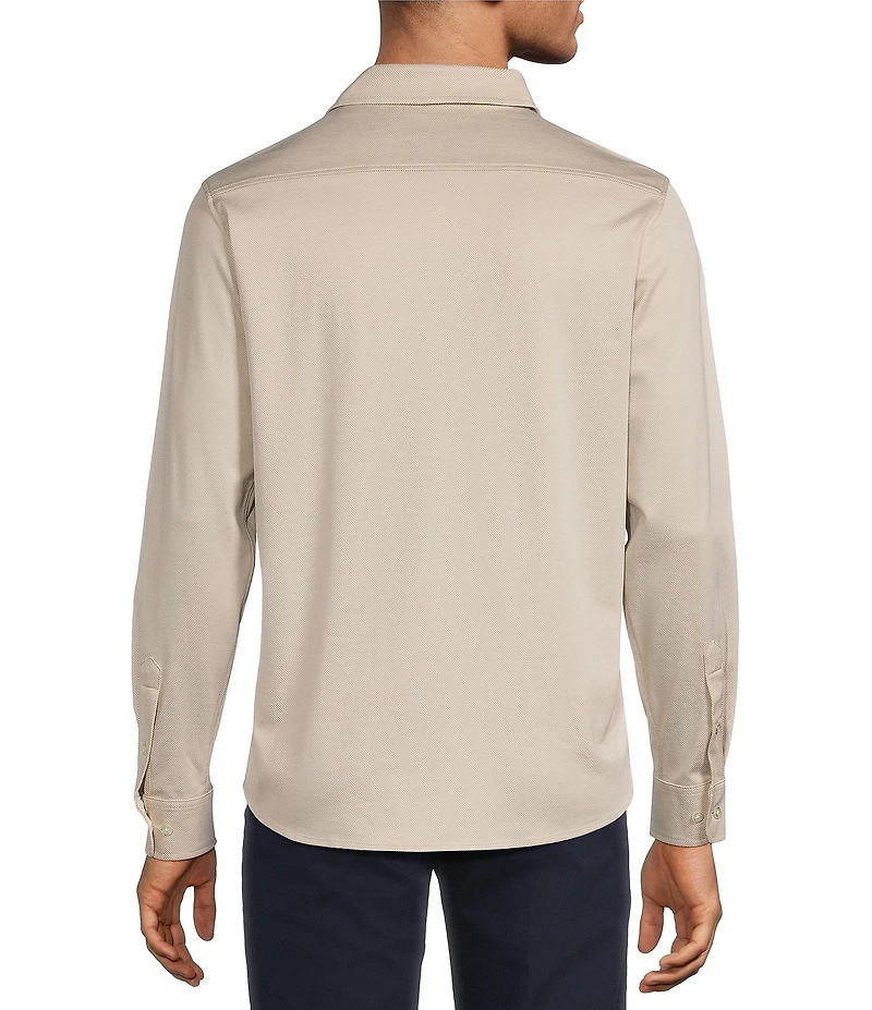 Roundtree & Yorke TravelSmart Easy Care Long Sleeve Solid Button Front Shirt