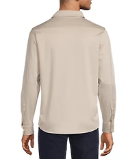 Roundtree & Yorke TravelSmart Easy Care Long Sleeve Solid Button Front Shirt