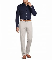 Roundtree & Yorke TravelSmart Easy Care Long Sleeve Solid Button Front Shirt