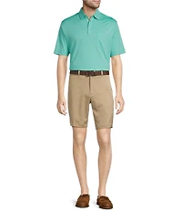 Roundtree & Yorke TravelSmart Easy-Care Performance Short Sleeve Solid Birdseye Polo Shirt