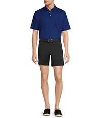 Roundtree & Yorke TravelSmart Easy-Care Performance Short Sleeve Solid Birdseye Polo Shirt