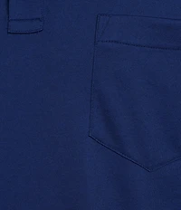 Roundtree & Yorke TravelSmart Easy-Care Performance Short Sleeve Solid Birdseye Polo Shirt