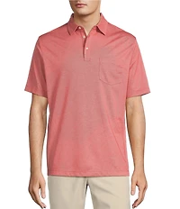 Roundtree & Yorke TravelSmart Easy-Care Performance Short Sleeve Solid Birdseye Polo Shirt