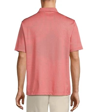 Roundtree & Yorke TravelSmart Easy-Care Performance Short Sleeve Solid Birdseye Polo Shirt