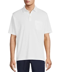 Roundtree & Yorke TravelSmart Easy-Care Performance Short Sleeve Solid Birdseye Polo Shirt