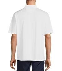 Roundtree & Yorke TravelSmart Easy-Care Performance Short Sleeve Solid Birdseye Polo Shirt