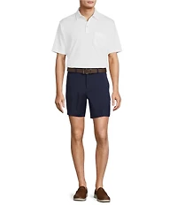 Roundtree & Yorke TravelSmart Easy-Care Performance Short Sleeve Solid Birdseye Polo Shirt