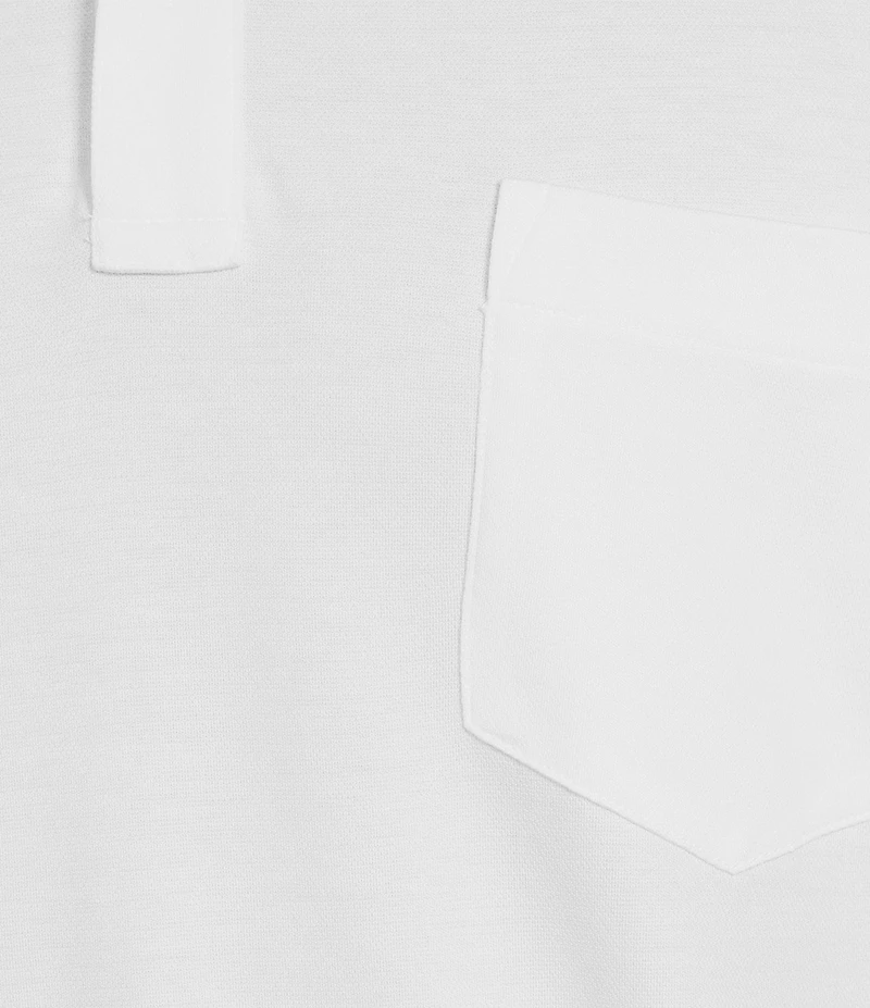 Roundtree & Yorke TravelSmart Easy-Care Performance Short Sleeve Solid Birdseye Polo Shirt