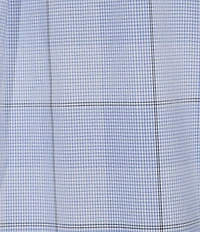 Roundtree & Yorke TravelSmart Easy Care Short Sleeve Large Plaid Poplin Sport Shirt