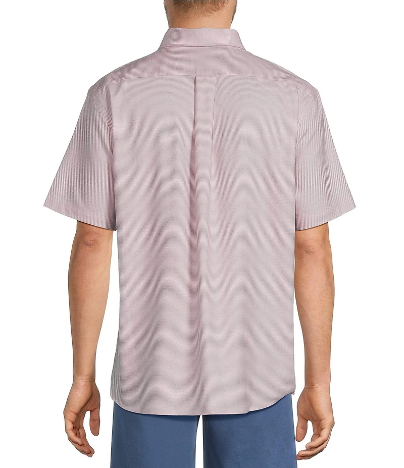 Roundtree & Yorke TravelSmart Easy Care Short Sleeve Solid Dobby Sport Shirt