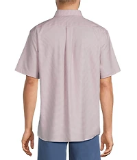 Roundtree & Yorke TravelSmart Easy Care Short Sleeve Solid Dobby Sport Shirt