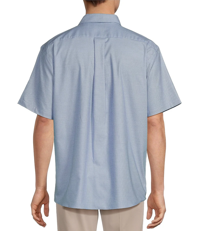 Roundtree & Yorke TravelSmart Easy Care Short Sleeve Solid Dobby Sport Shirt