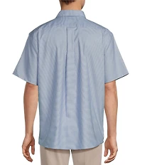 Roundtree & Yorke TravelSmart Easy Care Short Sleeve Solid Dobby Sport Shirt