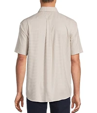Roundtree & Yorke TravelSmart Easy Care Short Sleeve Solid Dobby Sport Shirt