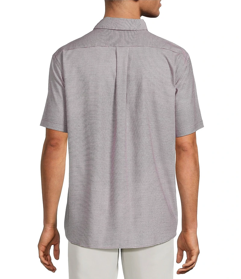 Roundtree & Yorke TravelSmart Easy Care Short Sleeve Solid Dobby Sport Shirt