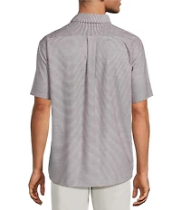 Roundtree & Yorke TravelSmart Easy Care Short Sleeve Solid Dobby Sport Shirt