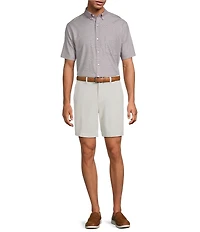 Roundtree & Yorke TravelSmart Easy Care Short Sleeve Solid Dobby Sport Shirt