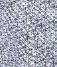 Roundtree & Yorke TravelSmart Easy Care Short Sleeve Star Print Poplin Sport Shirt