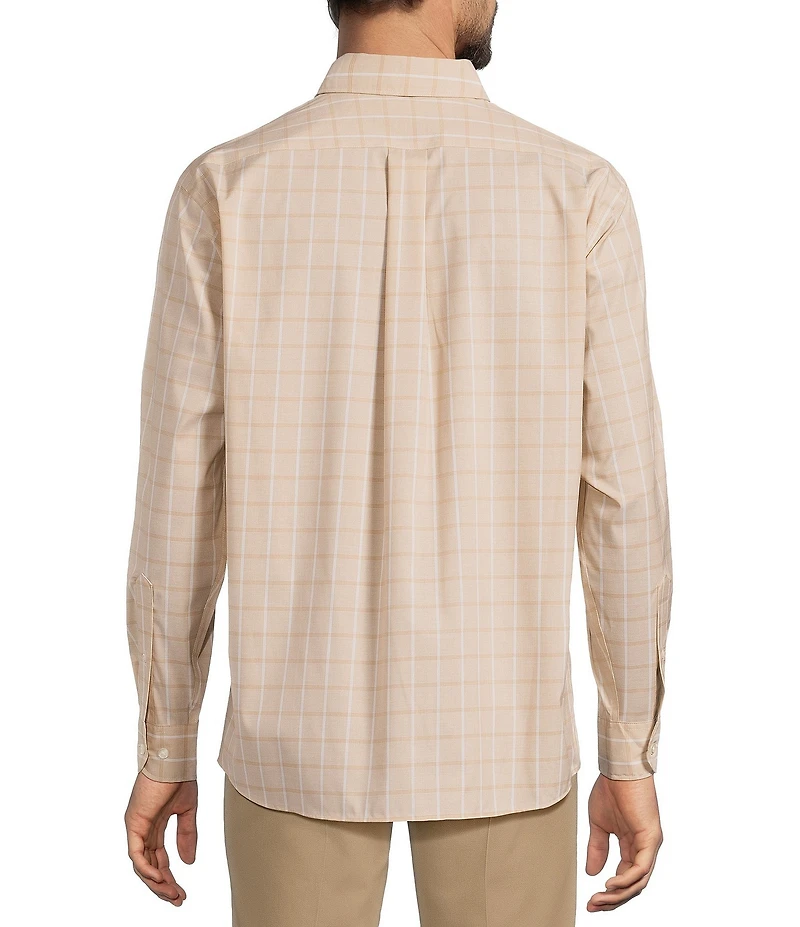 Roundtree & Yorke TravelSmart Easy Care Windowpane Sport Shirt