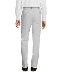Roundtree & Yorke TravelSmart Flat Front Classic Fit Textured Dress Pants