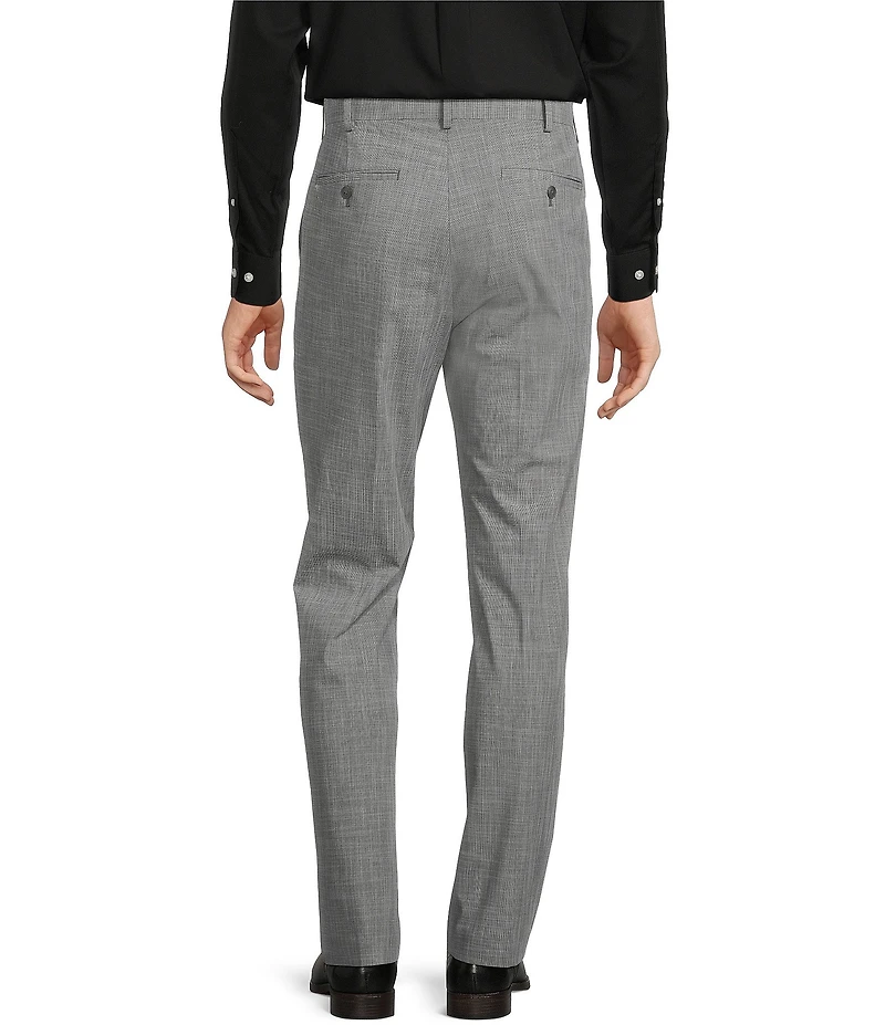 Roundtree & Yorke TravelSmart Flat Front Classic Fit Textured Dress Pants