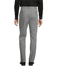 Roundtree & Yorke TravelSmart Flat Front Classic Fit Textured Dress Pants