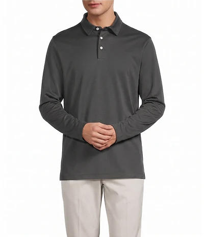 Roundtree & Yorke TravelSmart Long Sleeve Solid Polo
