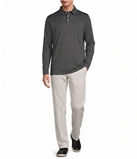 Roundtree & Yorke TravelSmart Long Sleeve Solid Polo