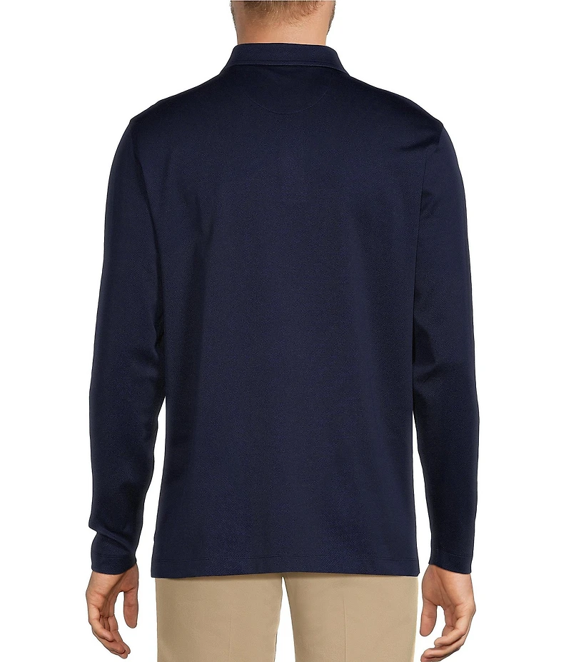 Roundtree & Yorke TravelSmart Long Sleeve Solid Polo