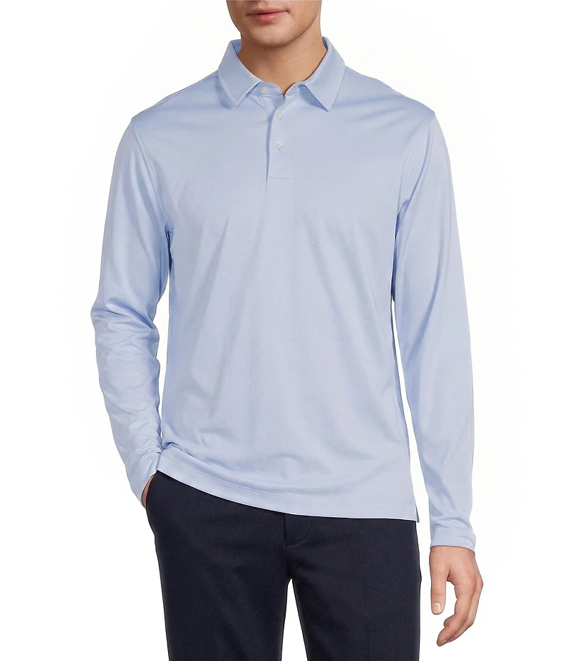Roundtree & Yorke TravelSmart Long Sleeve Solid Polo