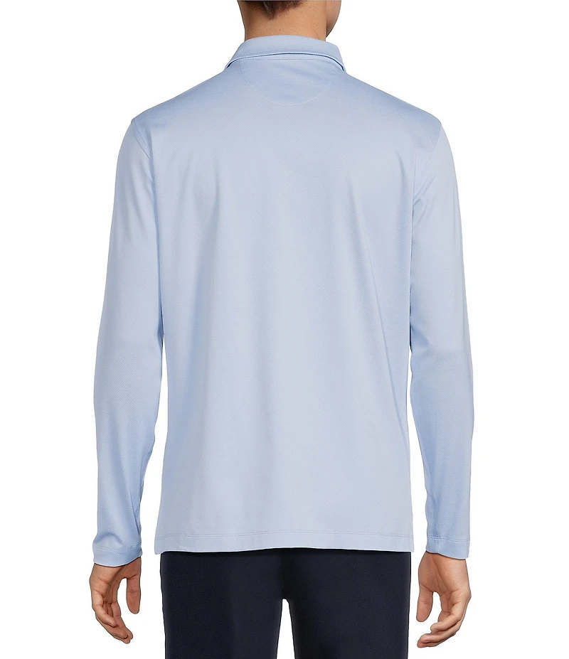 Roundtree & Yorke TravelSmart Long Sleeve Solid Polo