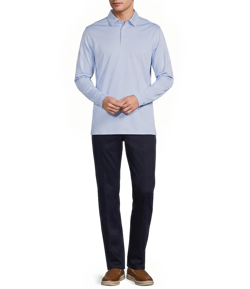 Roundtree & Yorke TravelSmart Long Sleeve Solid Polo